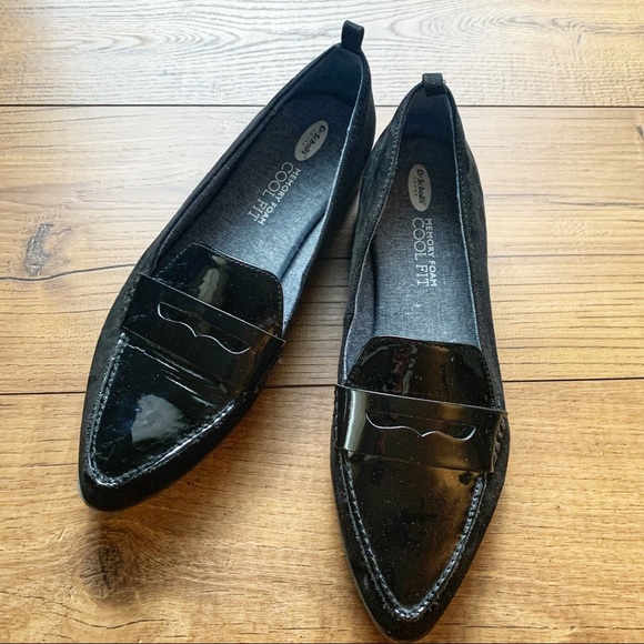 dr scholls patent loafers